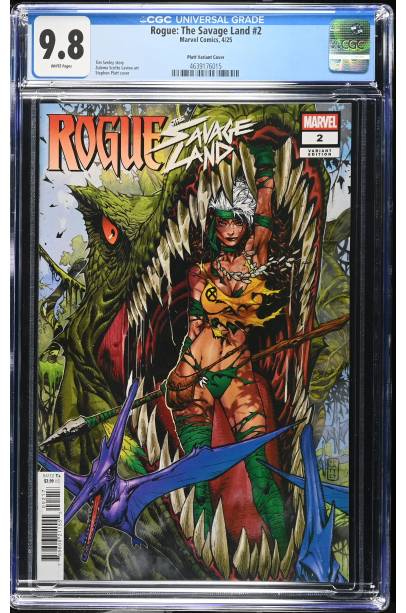 Rogue: The Savage Land #2 1 in 25 Platt Var CGC 9.8