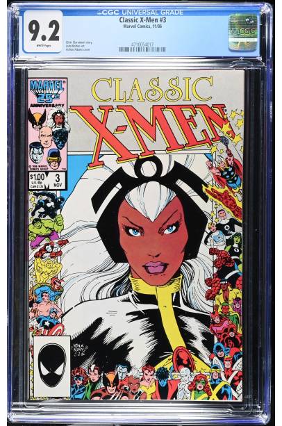 Classic X-Men #3 (1986) CGC 9.2