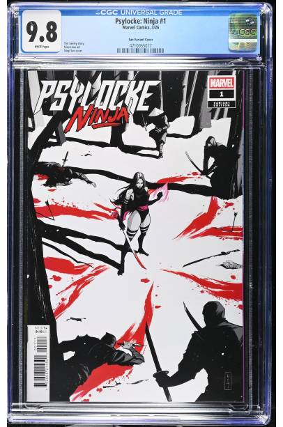 Psylocke: Ninja #1 1 in 25 Nogi San Var CGC 9.8