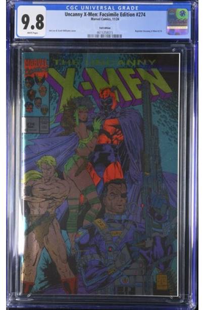 Uncanny X-Men: Facsimile Edition #274 Exclusive Foil Var CGC 9.8