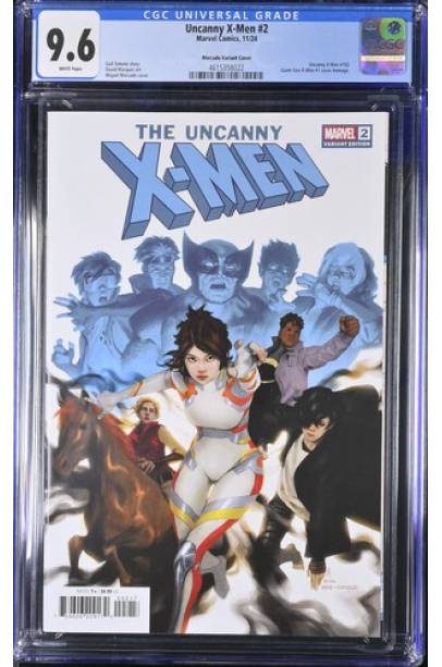 UNCANNY X-MEN #2 1 in 25 MIGUEL MERCADO VAR  FIRST PRINT CGC 9.6