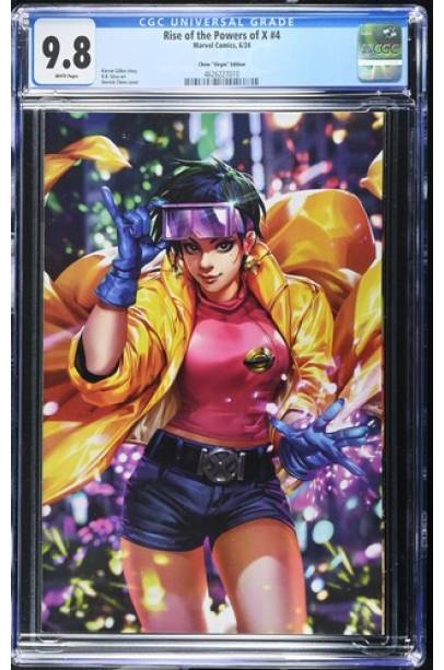 Rise of the Powers of X #4 1 IN 50 Derrick Chew Virgin Var CGC 9.8