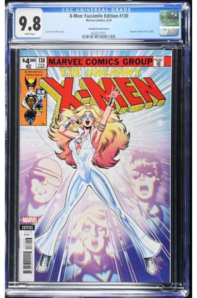 X-Men #130 Facsimile Edition 1 in 25 Vecchio Var CGC 9.8