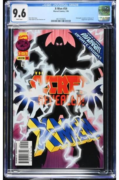 X-MEN #54 1996 CGC 9.6 Xavier is revealed as Onslaught