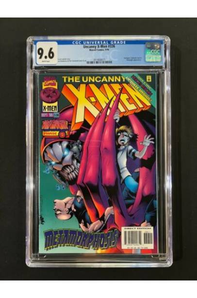 Uncanny X-Men #336 CGC 9.6 (1996) – Avengers, Fantastic Four & Onslaught app