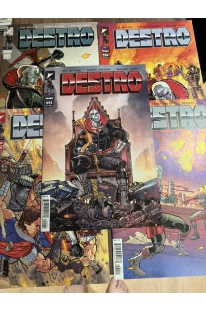 GI JOE DESTRO COMPLETE SET #1-5