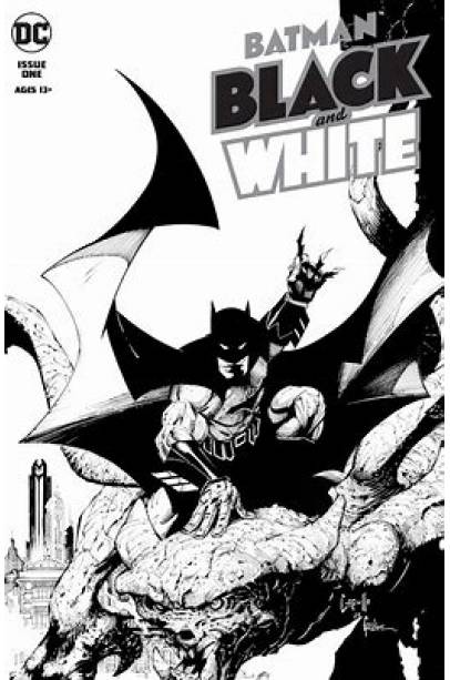 BATMAN BLACK WHITE COMPLETE SET #1-6