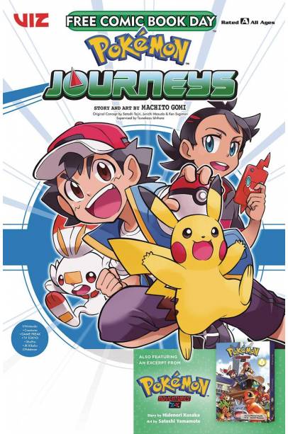 FCBD 2022 POKEMON JOURNEYS POKEMON ADVENTURES XY
