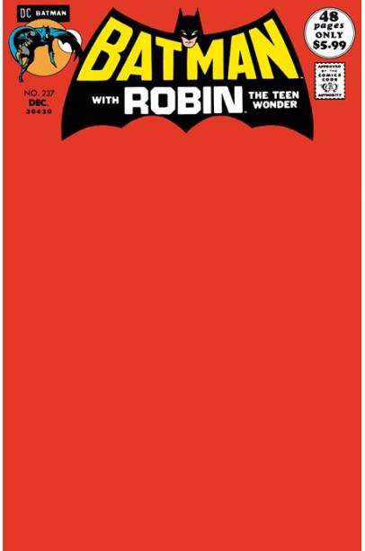 BATMAN #237 FACSIMILE EDITION CVR C BLANK VAR