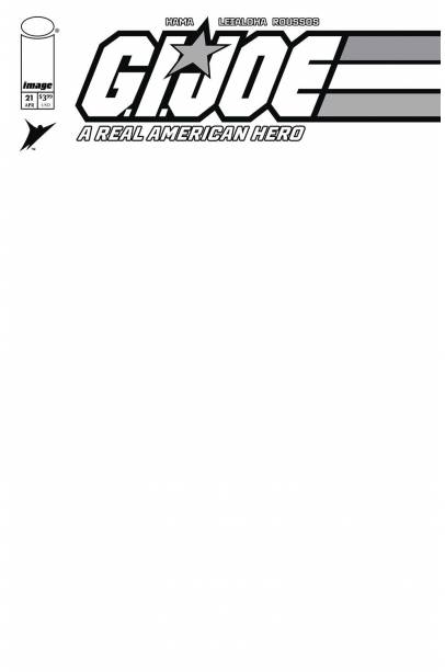 GI JOE A REAL AMERICAN HERO SILENT MISSIONS ED #21 CVR E BLANK