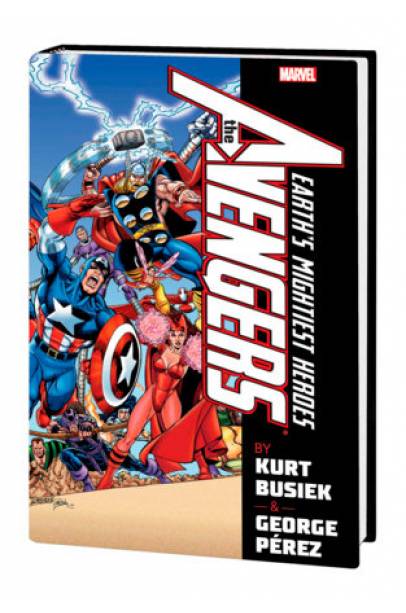 AVENGERS BY BUSIEK & PEREZ OMNIBUS VOL. 1 HC PEREZ FIRST ISSUE COVER