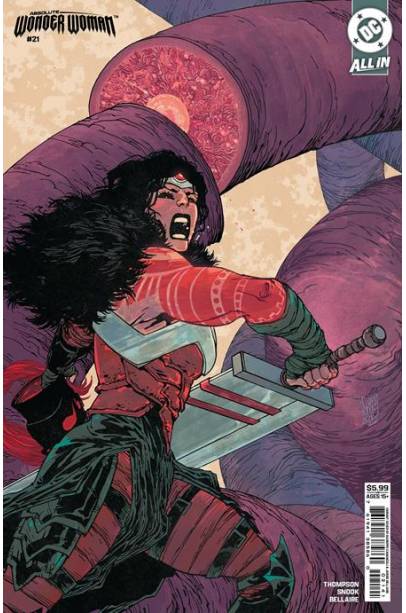 ABSOLUTE WONDER WOMAN #21 CVR D GIUSEPPE CAMUNCOLI CARD STOCK VAR