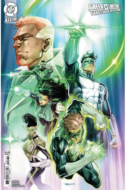 GREEN LANTERN FRACTURED SPECTRUM #1 (ONE SHOT) CVR B STEPHEN SEGOVIA CARD STOCK VAR