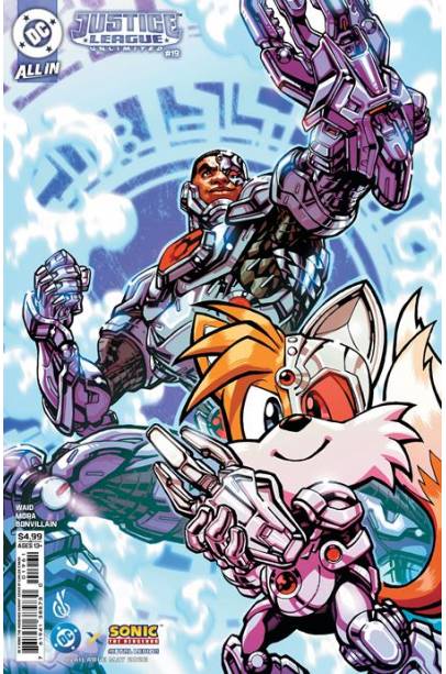 JUSTICE LEAGUE UNLIMITED #19 CVR F CARLOS DANDA DC X SONIC CARD STOCK VAR