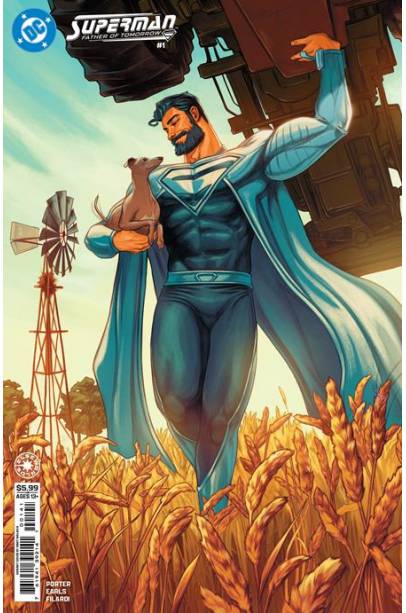 SUPERMAN FATHER OF TOMORROW #1 (OF 6) CVR D NIMIT MALAVIA CARD STOCK VAR