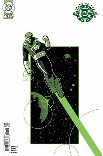 TALES OF THE GREEN LANTERN CORPS GUY GARDNER #1 (ONE SHOT) CVR B DAVID AJA CARD STOCK VAR