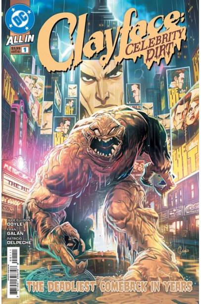 CLAYFACE CELEBRITY DIRT #1 (OF 6) CVR A FRAN GALAN