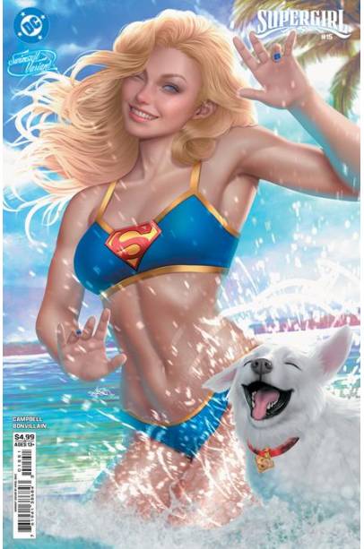 SUPERGIRL #15 CVR E ARIEL DIAZ SWIMSUIT CARD STOCK VAR (THE REIGN OF THE SUPERBOYS)