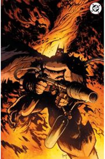 ABSOLUTE BATMAN 2025 ANNUAL #1 (ONE SHOT) Second Printing Cvr D Daniel Warren Johnson Flamethrower Foil Var