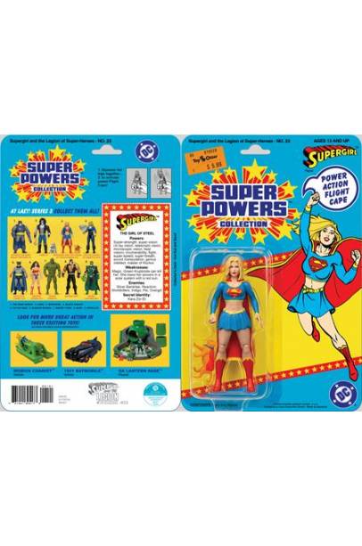 SUPERGIRL AND THE LEGION OF SUPER HEROES #23 FACSIMILE EDITION CVR B JASON GEYER & ALEX SAVIUK SUPERGIRL SUPER POWERS CARD STOCK VAR