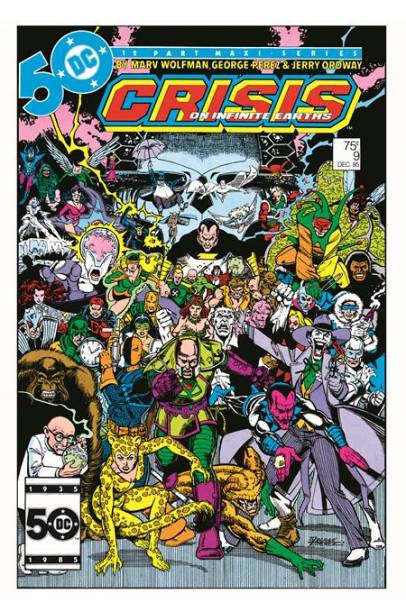 CRISIS ON INFINITE EARTHS #9 FACSIMILE EDITION CVR A GEORGE PEREZ