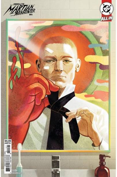 ABSOLUTE MARTIAN MANHUNTER #11 CVR B MIKE DEL MUNDO CARD STOCK VAR