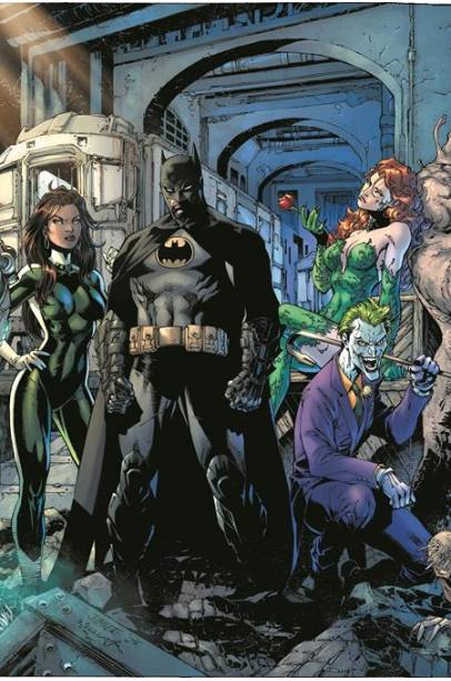BATMAN #163 CVR A JIM LEE & SCOTT WILLIAMS BATMAN CONNECTING MIDDLE ALTERNATE COLOR