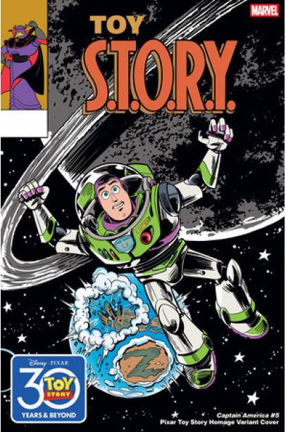 CAPTAIN AMERICA #5 MARCO FORCELLONI PIXAR TOY STORY HOMAGE VARIANT