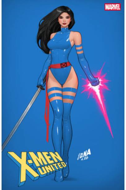 X-MEN UNITED #5 DAVID NAKAYAMA COLOR BLOCK BLUE VARIANT X-MEN UNITED #5 DAVID NAKAYAMA COLOR BLOCK BLUE VARIANT