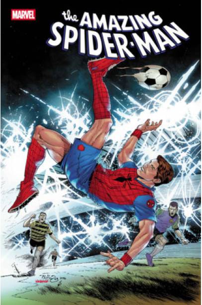 AMAZING SPIDER-MAN #30 NETHO DIAZ MARVEL SOCCER VARIANT