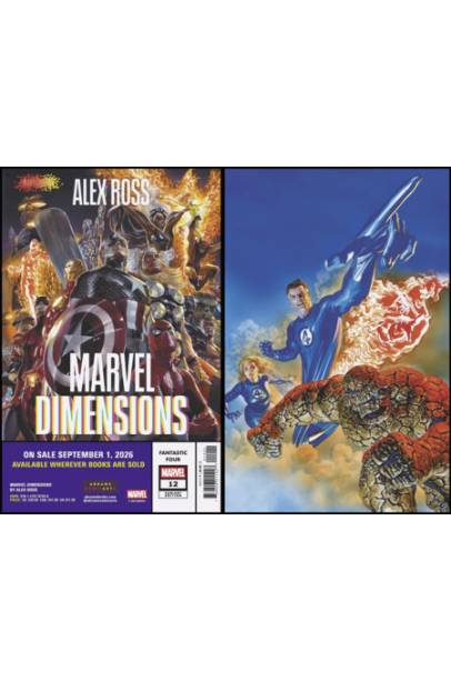 FANTASTIC FOUR #12 ALEX ROSS MARVEL DIMENSIONS VARIANT