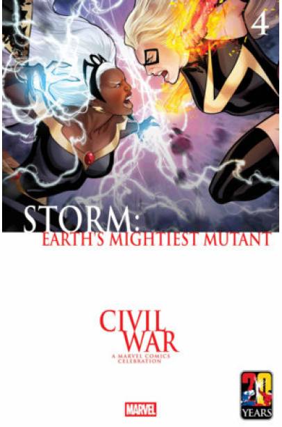 STORM: EARTH'S MIGHTIEST MUTANT #4 LUCAS WERNECK CIVIL WAR CELEBRATION VARIANT