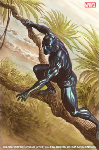 CIVIL WAR: UNMASKED #3 ALEX ROSS MARVEL DIMENSIONS VARIANT
