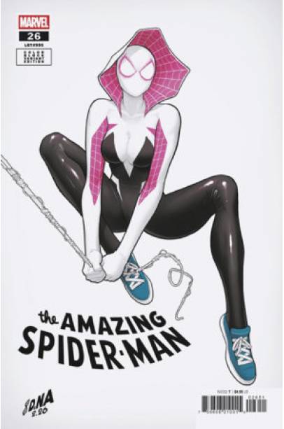 アメコミ naka AMAZING SPIDER-MAN #26 DAVID NAKAYAMA COLOR BLOCK WHITE VARIANT [DS]