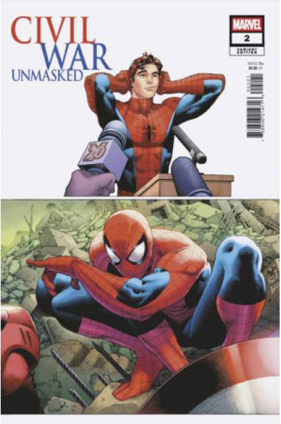 CIVIL WAR: UNMASKED #2 PAULO SIQUEIRA 5-PART CONNECTING VARIANT