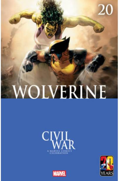 WOLVERINE #20 AARON KUDER CIVIL WAR CELEBRATION VARIANT