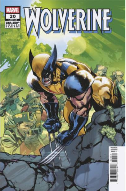 WOLVERINE #20 FRANCESCO MANNA 250TH HOMAGE VARIANT