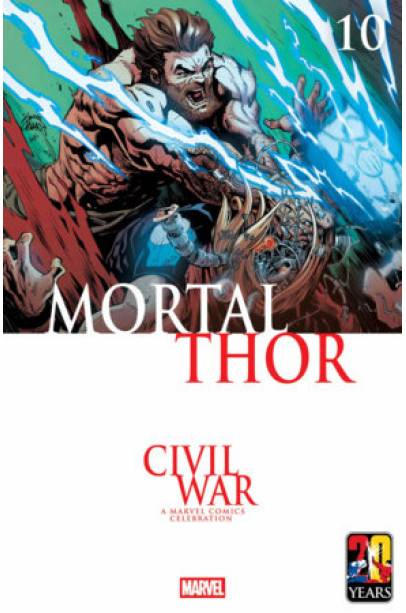 MORTAL THOR #10 RYAN STEGMAN CIVIL WAR CELEBRATION VARIANT