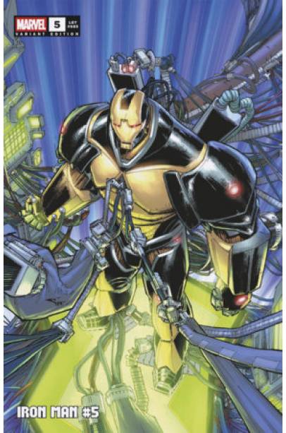 IRON MAN #5 WHILCE PORTACIO ADVANCED IRON MAN VARIANT