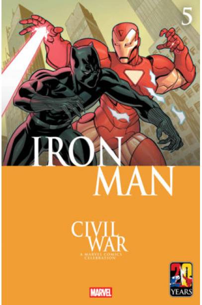 IRON MAN #5 MIKE MCKONE CIVIL WAR CELEBRATION VARIANT