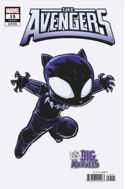 AVENGERS #15 SKOTTIE YOUNG BIG MARVEL VAR