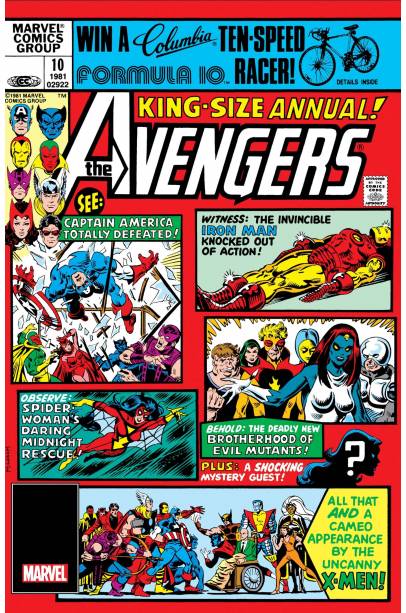 AVENGERS ANNUAL #10 FACSIMILE ED FOIL VAR