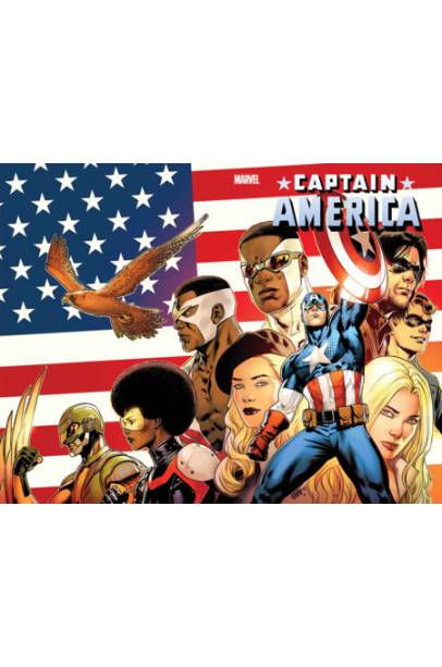 CAPTAIN AMERICA #13 CAFU SEMIQUINCENTENNIAL WRAPAROUND VARIANT [ARM]