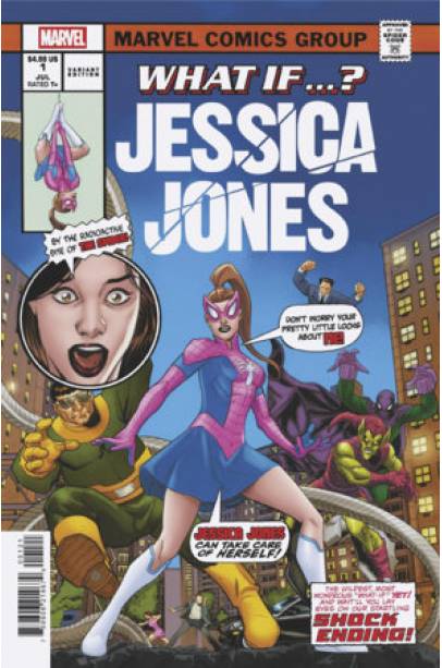 WHAT IF...? JESSICA JONES #1 DAVID MESSINA HOMAGE VARIANT