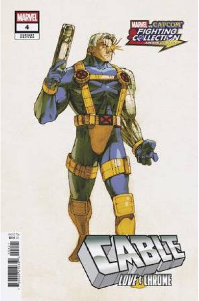 CABLE LOVE AND CHROME #4 (OF 5) BENGUS MARVEL VS CAPCOM VAR