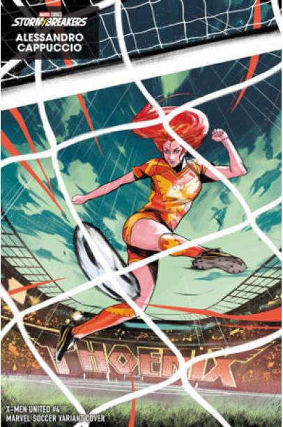 X-MEN UNITED #4 ALESSANDRO CAPPUCCIO MARVEL SOCCER VARIANT