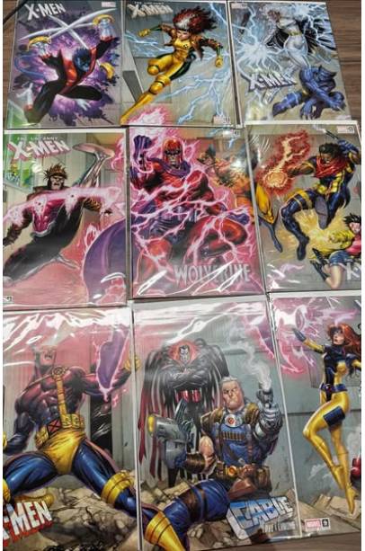 0        X-Men Tyler Kirkham Connecting Covers Exclusive VIRGIN Var Special Bundle Set