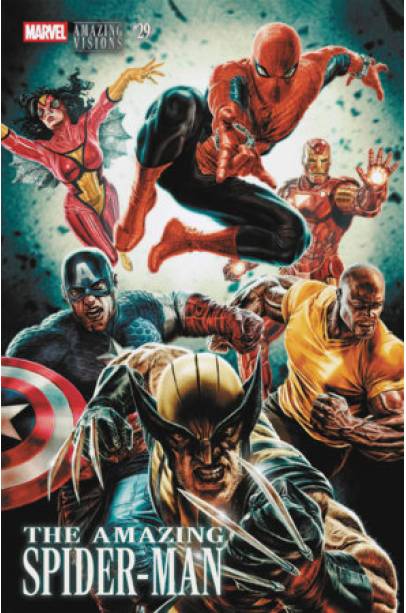 AMAZING SPIDER-MAN #29 LEE BERMEJO AMAZING VISIONS VARIANT