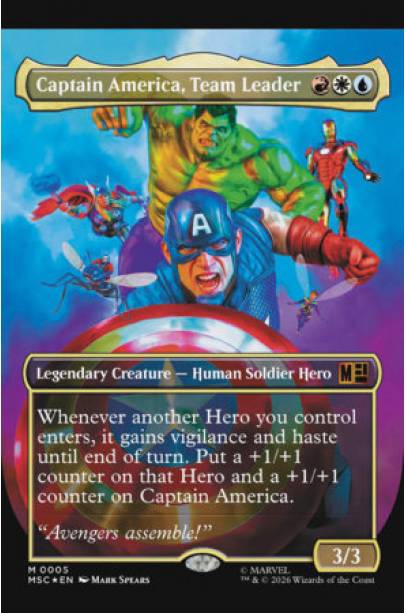 CAPTAIN AMERICA #12 CLASSIFIED ARTIST MAGIC: THE GATHERING VARIANT [ARM]
