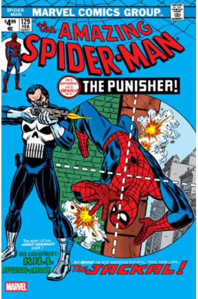 AMAZING SPIDER-MAN #129 FACSIMILE EDITION BLUE FOIL VARIANT [NEW PRINTING 2]